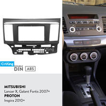 Panel de Radio Fascia para coche, accesorio para MITSUBISHI Lancer , Galant Fortis 2007 + Kit de ajuste, instalación de placa Facia, adaptador de consola, bisel 2024 - compra barato