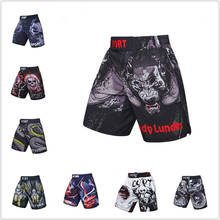 Men MMA Fight Grappling Short Boxing Pants Printing MMA Shorts Kickboxing Gel Pant Boxing Bjj Muay Thai Pants Thai Boxing Shorts 2024 - buy cheap