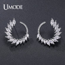 UMODE-pendientes abiertos de circonia cúbica para mujer, aretes ajustables de cristal con corte Marquesa, accesorios de joyería UE0649 2024 - compra barato