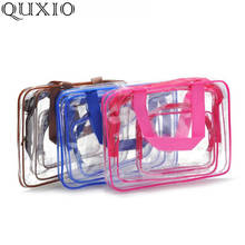 Transparent PVC Clear Storage Bag Travel Organizer Clear Beautician Cosmetic Bag Beauty Case Toiletry Make Up Pouch Wash Bag 2024 - buy cheap