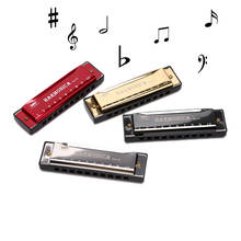 10 Hole Harmonica Mouth Organ Puzzle Musical Instrument Beginner Teaching Playing Gift Copper Core Resin Harmonica 2024 - buy cheap