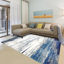 Средиземноморский синий ковер, скандинавский коврик для гостиной, домашний ковер, ковер для спальни, дивана, журнального столика, коврик для двери, офисный коврик 2024 - купить недорого