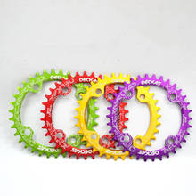 104BCD Oval Narrow Wide Chainring MTB Mountain Bicycle 32T 34T 36T 38T Crown Crankset Single Tooth Plate Parts 104 BCD 2024 - buy cheap