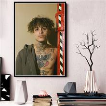 Póster de la cantante de música de Hip Hop, pinturas artísticas de pared, imágenes de decoración del hogar, Lil Skies Rapper, estrella, novedad 2024 - compra barato