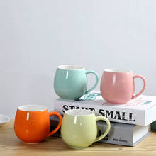 Originality Ceramics Coffee Cup Big Belly Cup Breakfast Milk Cappuccino Latte Coffee Glass Advertisement Gift Fruit Juice Cup 2024 - buy cheap