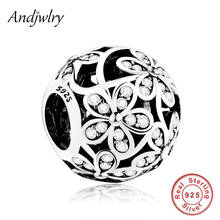 925 Sterling Silver Fit Original  Charms Bracelets Beads Spring Meadow Blooms Flower Beads 925 Sliver Jewelry Berloque 2024 - buy cheap