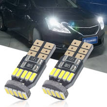 Luz LED CANBUS para Interior de coche, lámpara de techo para maletero, sin errores, 12V, 194 K, W5W, T10, 3014, 6000, 15SMD, 10 Uds. 2024 - compra barato