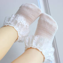 Infant Baby Girl Kid Sock Frilly Lace Socks Ankle Summer Sock Princess Socks 2024 - buy cheap