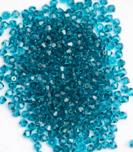 Frete grátis, contas de cristal de alta qualidade zircônia azul 6mm 2024 - compre barato