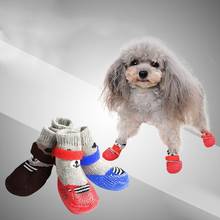 Waterproof Winter Pet Dog Shoes Socks Anti-slip Rain Boots Booties Footwear Thick Warm For Small Cats Dogs Puppy Paw Protector 2024 - buy cheap