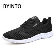 Big Size 38-47 2021 Men Sport Tennis Shoes Super Light Breathable Mesh Sneakers Fashion Black Gray Male Trainers Tenis Masculino 2024 - buy cheap
