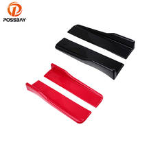 POSSBAY Black/Red Car Body Side Skirt Rocker Splitters Diffuser Anti-scratch Protector Universal Side Side Winglet Wings Bumper 2024 - buy cheap