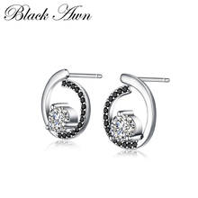 SODROV Genuine 925 Sterling Silver Fine Jewelry Trendy Engagement Stud Earrings for Women Bijoux Female Earring TT011 2024 - buy cheap
