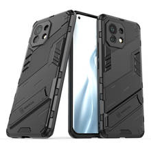 Phone Holder Case For Xiaomi Mi 11 Case Bumper Hard PC Armor Full Cover For Xiaomi Mi 11 Case For Xiaomi Mi 11 Mi10TPro 10 Lite 2024 - buy cheap