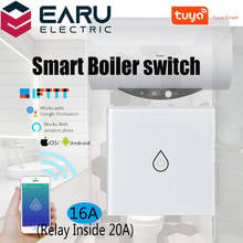 EU WiFi Smart Timer Glass Panel Wall Boiler Switch Water Heater Switch Smart Life Tuya Voice Remote Control Alexa Google Home 2024 - buy cheap