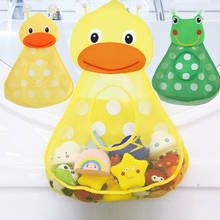 Baby Shower Bath Toys Little Duck Little Frog Baby Kids Toy Storage Mesh with Strong Suction Cups Toy Bag Net Bathroom Organizer 2024 - buy cheap