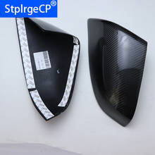 100% Real Carbon Fiber Shell sport style Side Mirror Cover Cap for Tesla model X 90D P90D 75D 100D 2016 2017 car styling 2024 - buy cheap