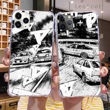 Cartoon initial d JDM Drift Phone Case Shell Cover Coque Fundas For iphone 12 5 5s 5c se 6 6s 7 8 plus x xs xr 11 pro max 2024 - buy cheap