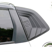 FOR New FIT Car Styling 2 PCS/sets ABS Plastic Rear Window Triangle Shutters Cover Trim Honda Jazz RS Style Spoiler GK5 2014-17 2024 - buy cheap