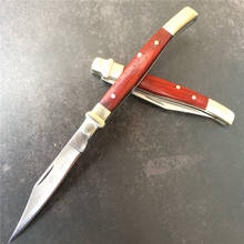 Mini faca portátil de caça e sobrevivência, faca de bolso dobrável inoxidável edc de 7 polegadas para acampamento, ferramentas ao ar livre 2024 - compre barato