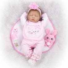 High quality bebe reborn dolls 22inch 55cm handmade soft touch silicone reborn baby doll real alive newborn dolls toys gift 2024 - buy cheap