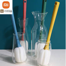 xiaomi youpin kitchen cleaning supplies replaceable sponge head long handle sponge cup brush thermos bottle bottle brush 2024 - buy cheap