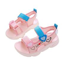 Casual Student Sandal Soft-soled Non-slip Girls Sandals Children Summer Beach Shoes Comfortable Pink White 3 4 5 6 7 8 9 10 11T 2024 - buy cheap