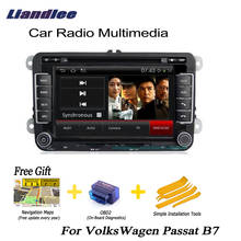 Liandlee For VolksWagen VW Passat B7 2005~2010 2 Din Car GPS Android Radio Navi Navigation Maps DVD Player HD Screen OBD2 2024 - buy cheap