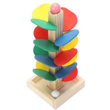 Los niños juguetes de madera Diana rompecabezas bloques bola correr en pista juego de ensamblaje juegos 0-12 meses bebé educativo de Montessori bebé juguetes regalos 2024 - compra barato