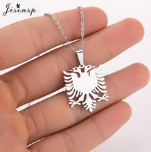 Jisensp Vintage Gothic Phoenix Choker Necklace Animal Jewelry for Women Men Stainless Steel Albanian Eagle Pendant Necklace 2024 - buy cheap