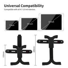 Universal Telescopic 360 Rotation Car Headrest Tablet Holder 7-11" Tablet for iPad Tablet Support Car back Seat Mount Holder 2024 - buy cheap