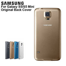 Samsung-bateria traseira para telefone celular, original, porta de bateria, para samsung s5, g900s, g900f, g9008v, g9006v, s5, mini g870w 2024 - compre barato