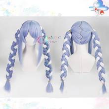 Usada Pekora Vtuber Youtuber Hololive Synthetic Women Hair Long Wig Halloween Party Costume + Free Wig Cap+Headwear 2024 - buy cheap