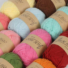 Yarn Knitting Crochet Wool Hand Sale 50g Milk Cotton Knitwear lanas para tejer envio gratis Wholesale Free Shipping 2 2024 - buy cheap