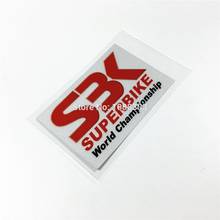 Car Styling Motorcycle Bike Helmet Sticker Decal Vinyl Tape for World SBK SUPERBIKE 9cm 2024 - buy cheap