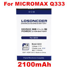 Losoncoer-bateria q333 para telefone micromax q333, 2100mah 2024 - compre barato