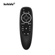 Kebidu-controle remoto inteligente g10s pro, sem fio, com microfone, para android, tv box e h96 max, 2.4 ghz 2024 - compre barato