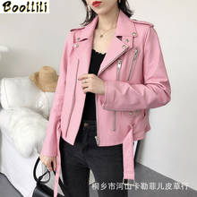 Boollili Women's Fur Coat Pink Spring Sheepskin Coat Real Genuine Leather Jacket Women Clothes 2020 Korean Elegant High Quality 2024 - buy cheap
