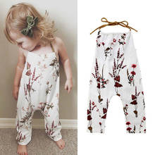 2019 Newborn Toddler Baby Halter Rompers Floral Girl Kid Jumpsuit Sleeveless One-piece Clothes Outfit Sunsuit Playsuit 0-5T 2024 - buy cheap