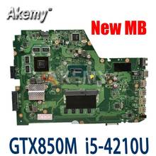 X751LK материнская плата X751LK GTX850M i5-4210 процессор 4 Гб RAM материнская плата REV 2,0 для For Asus X751LK X751LKB X751L A751L материнская плата для ноутбука 2024 - купить недорого