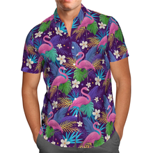 Hawaii Shirt Hawaiian beach Summer Flowers Flamingo 3D Printed Men's Shirt Harajuku Tee hip hop Casual shirts 24 2024 - buy cheap