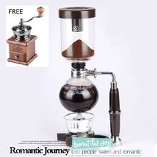 Siphon Coffee Pot Glass Siphon Pot  Manual Coffee Machine  Buy One Get One Free Buy Siphon Coffee Pot Free Manual Coffee Grinder 2024 - buy cheap