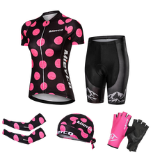 Mieyco mulheres corrida de bicicleta jérsei kits camisas femininas bib shorts conjuntos mtb maillot ciclismo roupas senhora equitação uniforme wear 2024 - compre barato