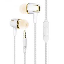 Sport Earphone Wired Super Bass 3.5mm Earphone Earbud with Built-in Microphone Gaming Headset Hands Free For Xiaomi IPhone 2024 - buy cheap