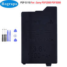 New 3.6V 1200mAh Lithium PSP S110 Battery For Sony PSP2000 PSP3000 PSP 2000 3000 PSP-S110 PlayStation Portable Controller 2024 - buy cheap