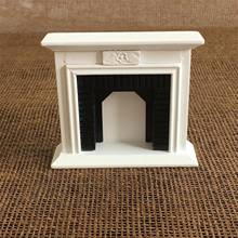 1:12 Dollhouse Vintage Wooden Fireplace Miniature Room Furniture Accessory 2024 - buy cheap