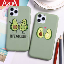 Phone Case For Xiaomi Poco F3 X3 NFC M3 Redmi Mi Note 10 S 10T 11 9 9S 9C 9A 8 8T 7 6 5 Lite Pro Max Cover Avocado Cartoon Cover 2024 - buy cheap