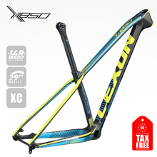 2022 New Lexon 29 Full Carbon MTB Frame Boost Mountain Bike Frame 148*12mm T1000  Mountain Bicycle Frames 15/17/19inch 2024 - buy cheap