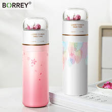 BORREY Creativity Tea Water Separation Thermos Bottle Car Outdoor Water Bottle Leakproof Water Bottle Gifts for boys And Girls 2024 - buy cheap