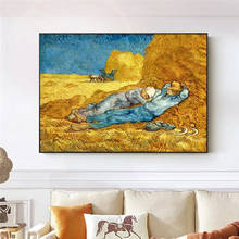 Van Gogh Lunch Break Famous Canvas Art Paintings Reproductions On The Wall Impressionist Van Gogh Landscape Posters And Prints 2024 - buy cheap